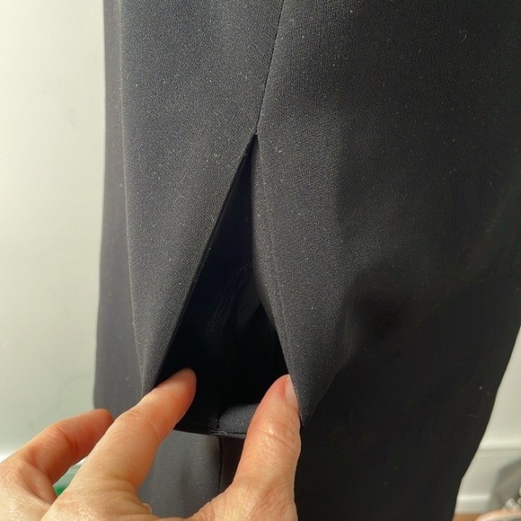 Rag & and Bone Shortsleeve Shirt Dress Black Leather Pocket Oversized XS - Picture 11 of 12